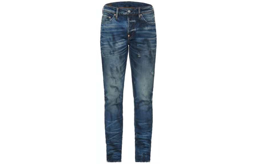 EVISU EVISU Slim Fit Pants Stretch Moderate Jeans Men's Denim Blue