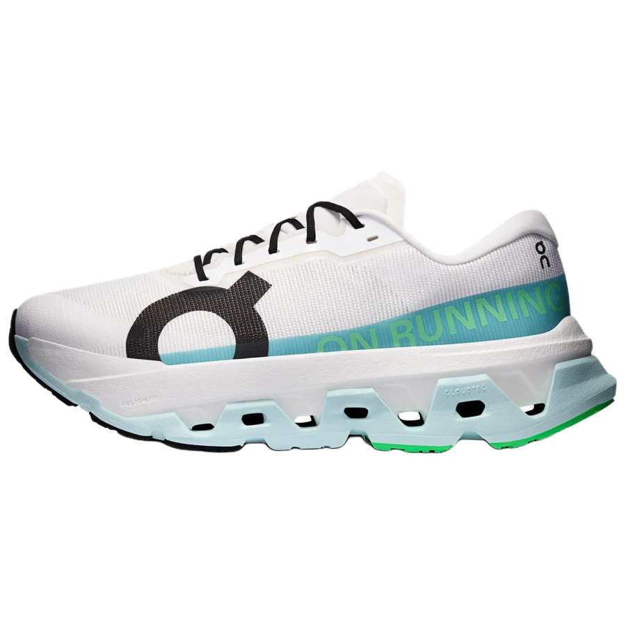 On Cloudmonster 3 Running Shoes Men's Ivory White | Snow Dusty Blue