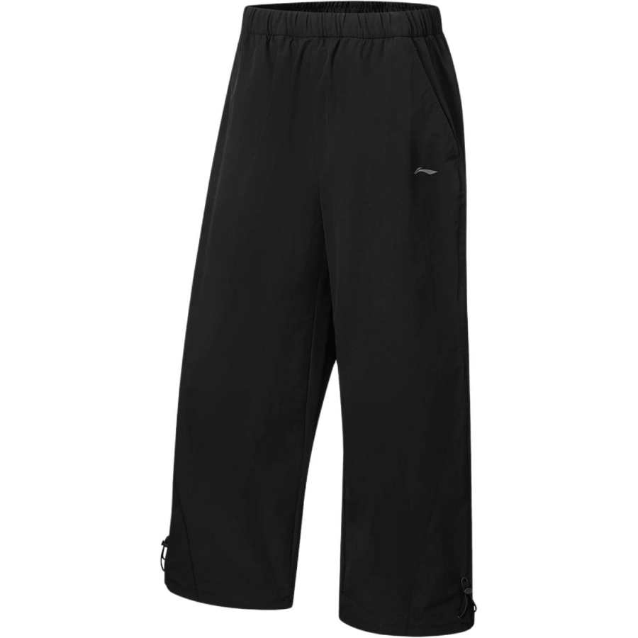 Li-Ning Li Ning Fitness Series Sports Pants Women's Black Moderate Straight Fit Pants