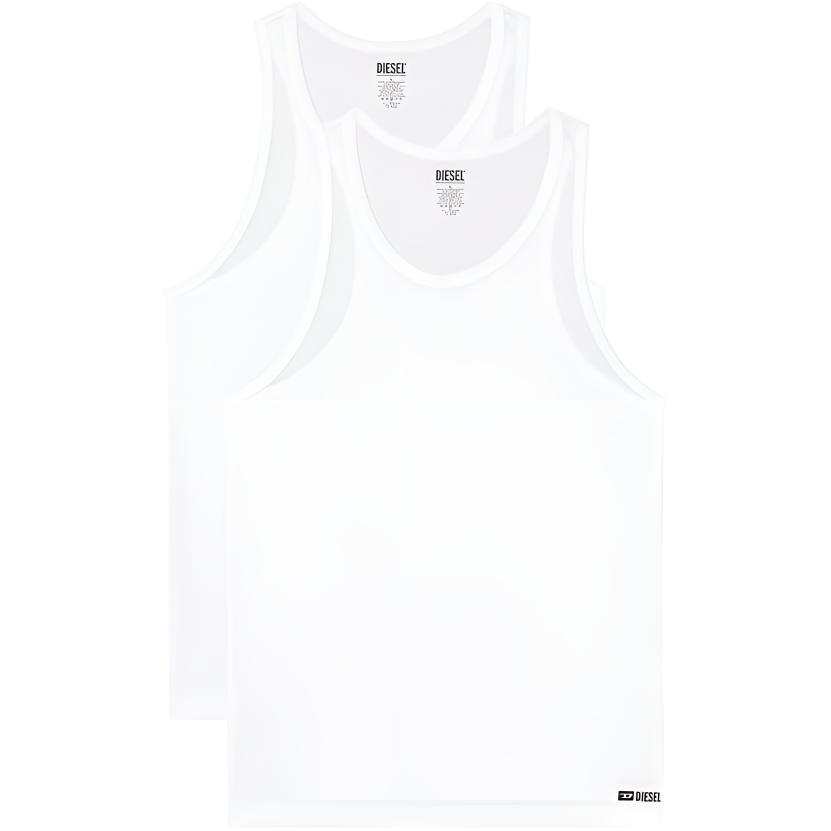 DIESEL DIESEL Tank Top Men's 2 Pack White