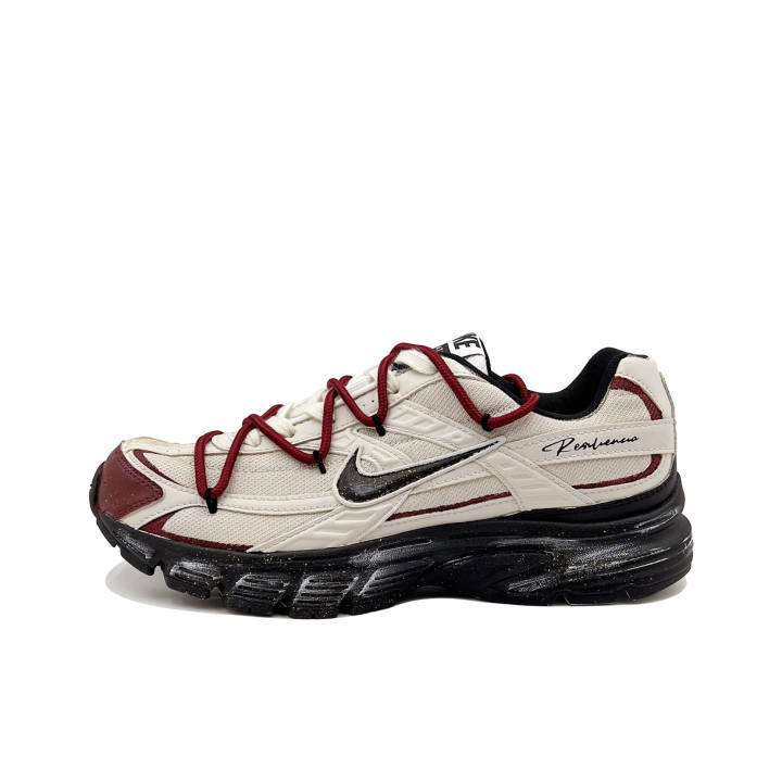 Nike Nike Initiator Running Shoes Unisex Low Top Beige White Red