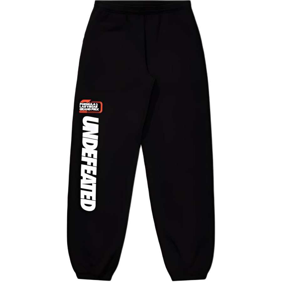 UNDEFEATED x F1 LVGP F1 LVGP Knitted Sweatpants Unisex Black