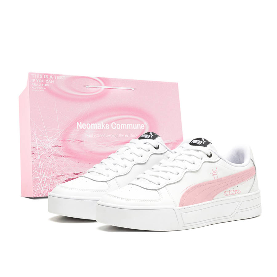 PUMA Skye Skateboard Shoes Unisex Low Top Pink