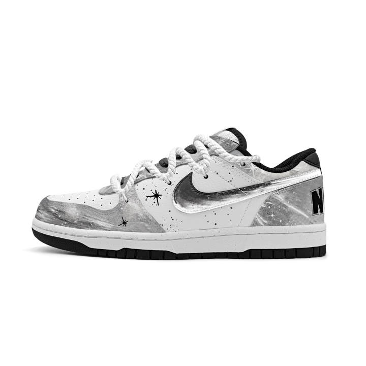 Nike Nike Big Skateboard Shoes Men's Low Top Black