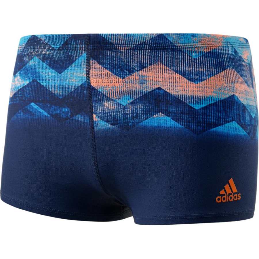 Adidas Adidas Swimming Shorts Men's Dark Blue Moderate Square Leg Swim Trunks
