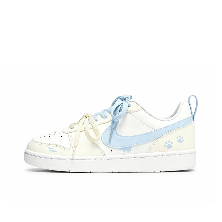 Nike Nike Court Borough Skateboard Shoes Women's Low Top Custard