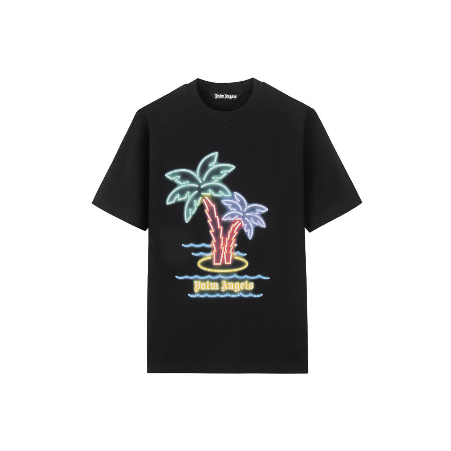 PALM ANGELS T Shirts Unisex Crew Neck Moderate