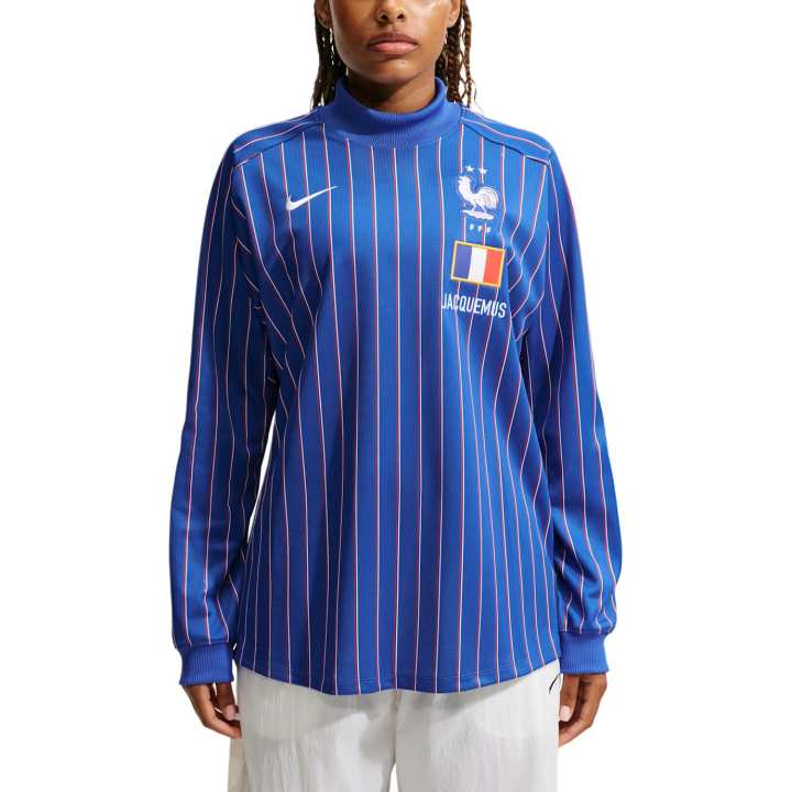 Nike Nike X Jacquemus France National Team Soccer Jerseys Men's Blue Half Turtleneck Moderate