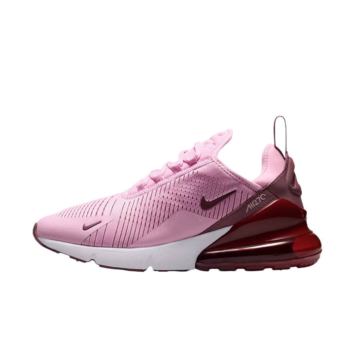 Nike Nike Air Max 270 Running Shoes Unisex Low Top Pink Rising/White/Pink Smoke