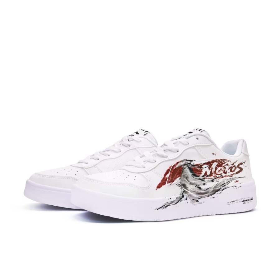 Li-Ning Li Ning Floating Boat Skateboard Shoes Unisex Low Top White/Red/Black