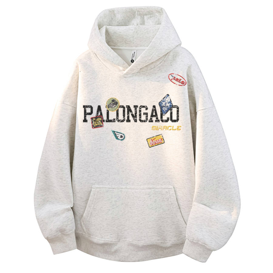 PAL ONGACO Sweatshirts Unisex Hooded Non Detachable Moderate Straight Fit