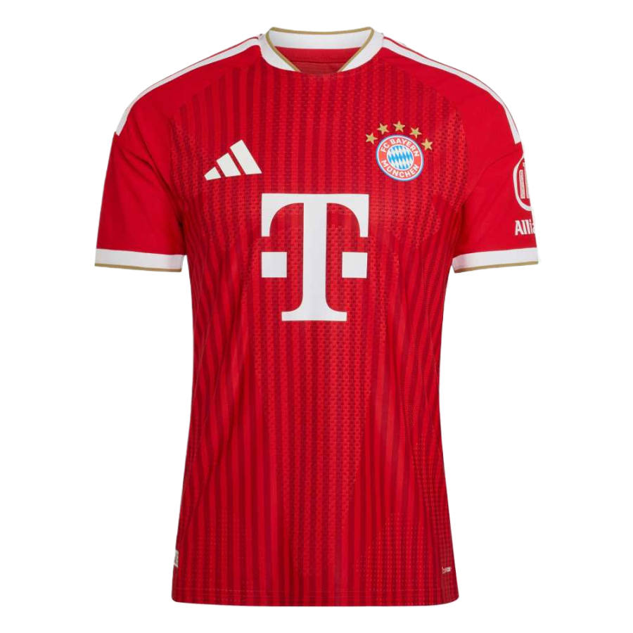 Adidas Adidas Bayern Munich Black Soccer Jerseys Men's Light Scarlet/White Crew Neck Moderate