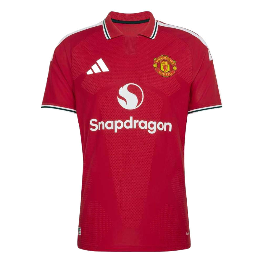 Adidas Adidas Manchester United Soccer Jerseys Men's Manchester United Red Polo Collar Moderate