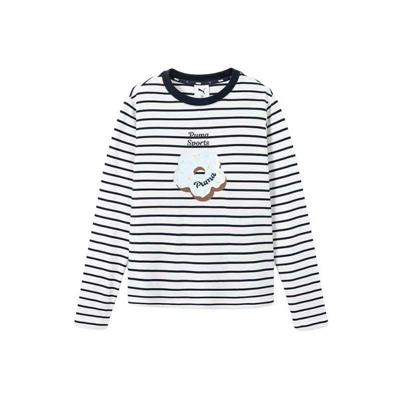PUMA Kids T Shirts Crew Neck Moderate Stretch