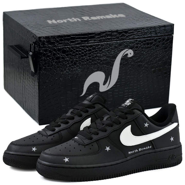 Nike Nike Air Force 1 Skateboard Shoes Unisex Low Top Black, White