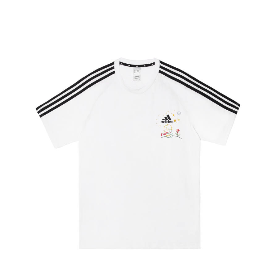 Adidas Adidas T Shirts Men's White Crew Neck Moderate