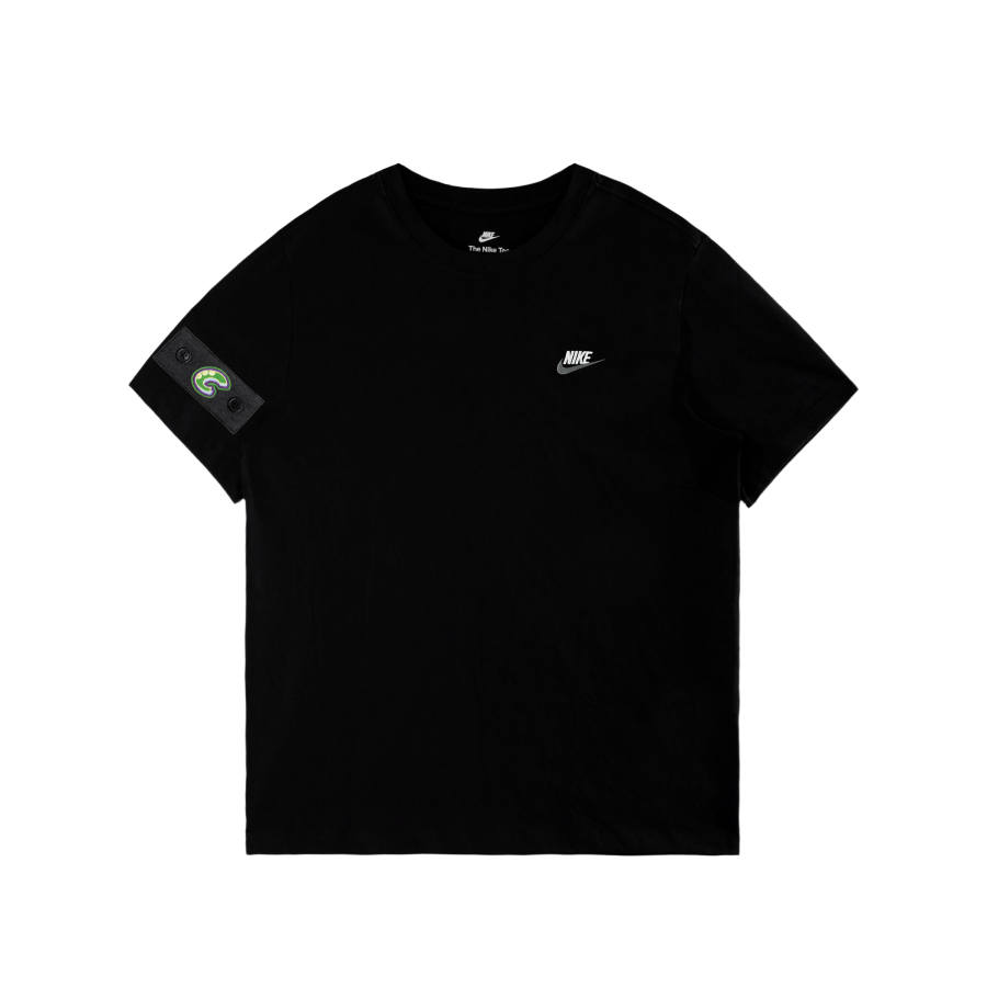 Nike Nike Sportswear Club T Shirts Men's Black/White/Dark Gray Crew Neck Moderate