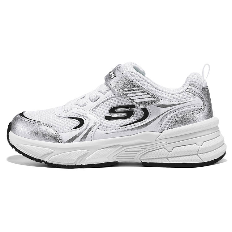 Skechers Kids SKECHERS GIRLS Abrasion Resistant Lightweight Cushioning Slip Resistant Low top Kids Lifestyle Shoes