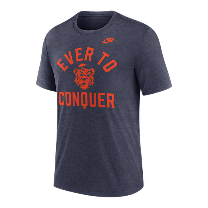 Nike Nike T Shirts Men's Marine Blue Crew Neck Moderate