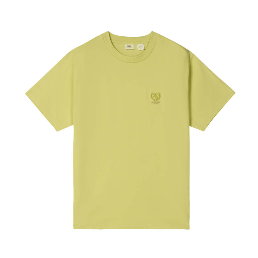 Levis Levis T Shirts Unisex Yellow Crew Neck