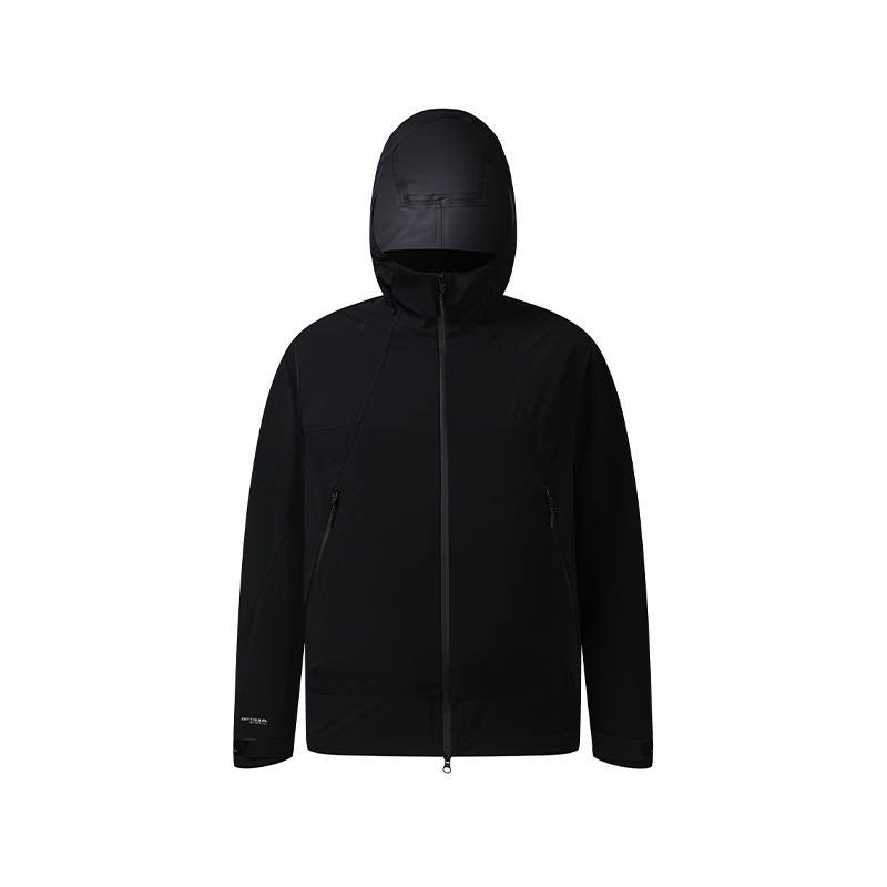 FILA EXPLORE Jackets Men's Pitch Black Hooded Non Detachable Moderate Other