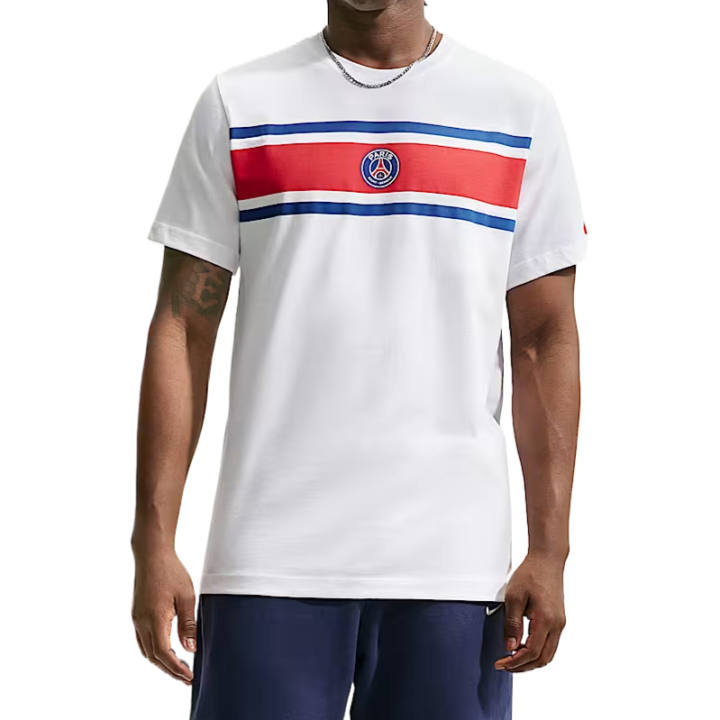 Nike Nike Paris Saint Germain T Shirts Men's White Crew Neck