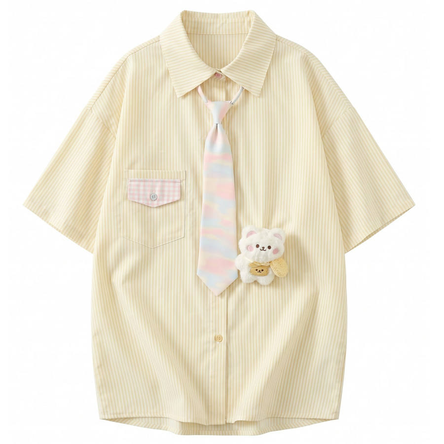 SNBL SNBL Shirts Women's Yellow Lapel Moderate Other