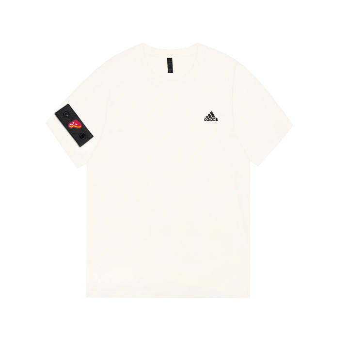 Adidas Adidas MUST HAVES T Shirts Unisex Ecru Crew Neck Moderate