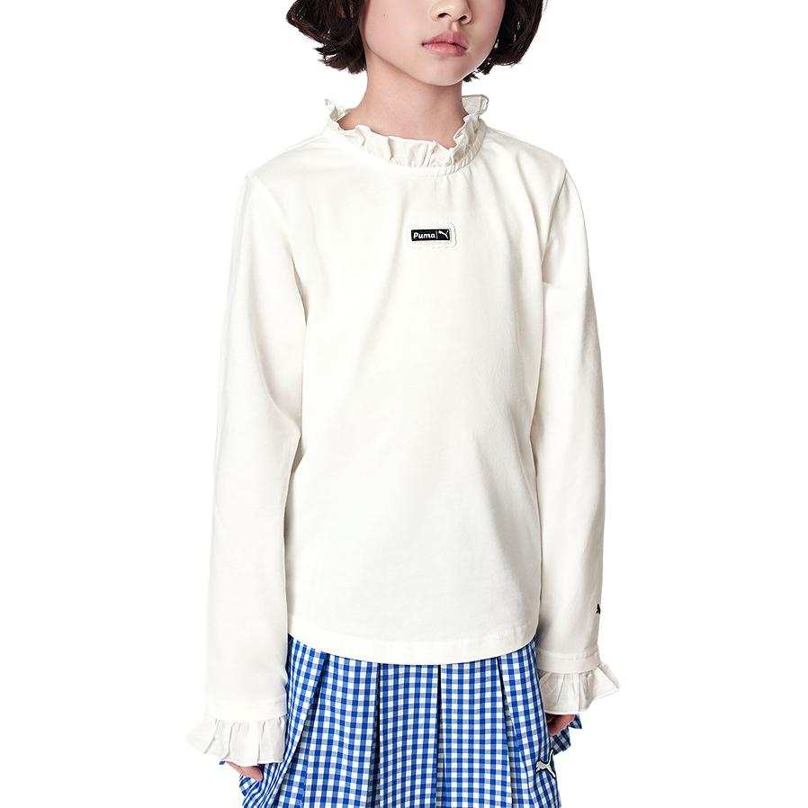 PUMA Kids T Shirts Crew Neck Moderate