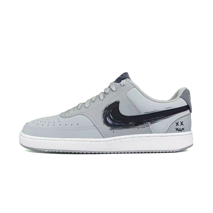 Nike Nike Court Vision Skateboard Shoes Men's Low Top White/Black