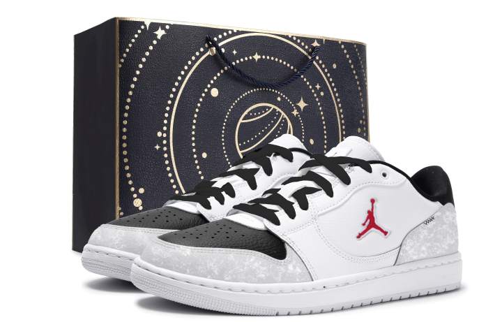 Jordan Jordan COURT CONNECT Skateboard Shoes Unisex Low Top White/Black/Gray/Red