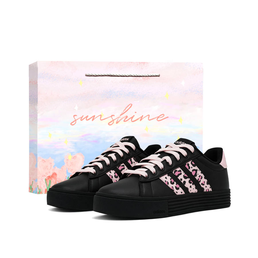 Adidas Adidas Daily 4.0 Skateboard Shoes Women's Low Top Black/Pink
