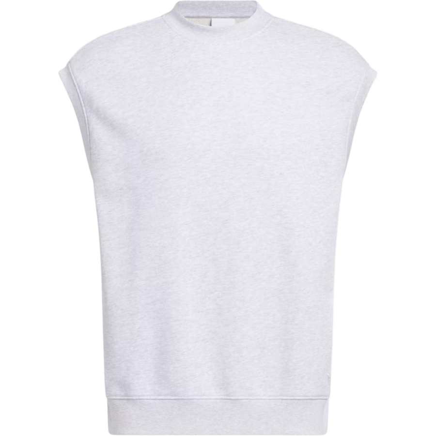 Adidas Adidas Tank Tops Men's Light Gray Crew Neck Moderate