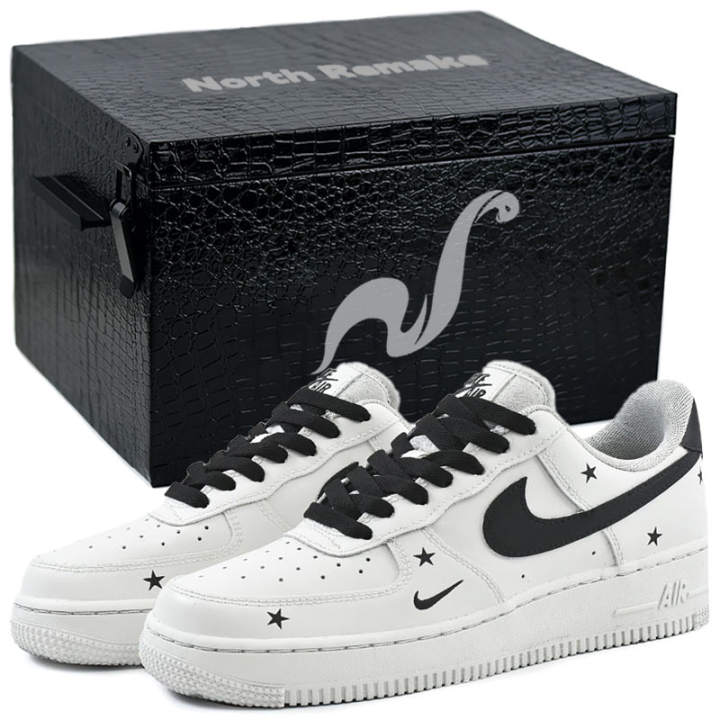 Nike Nike Air Force 1 Skateboard Shoes Women's Low Top Black, White