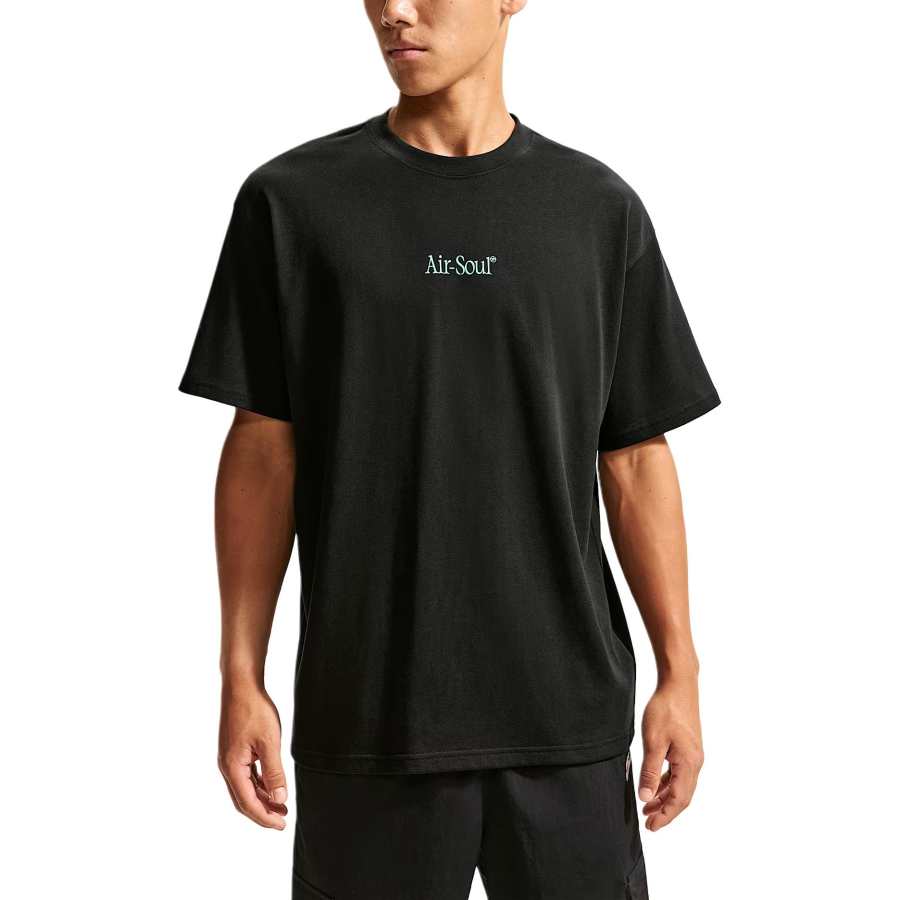Nike Nike Sportswear T Shirts Men's Black Crew Neck Moderate