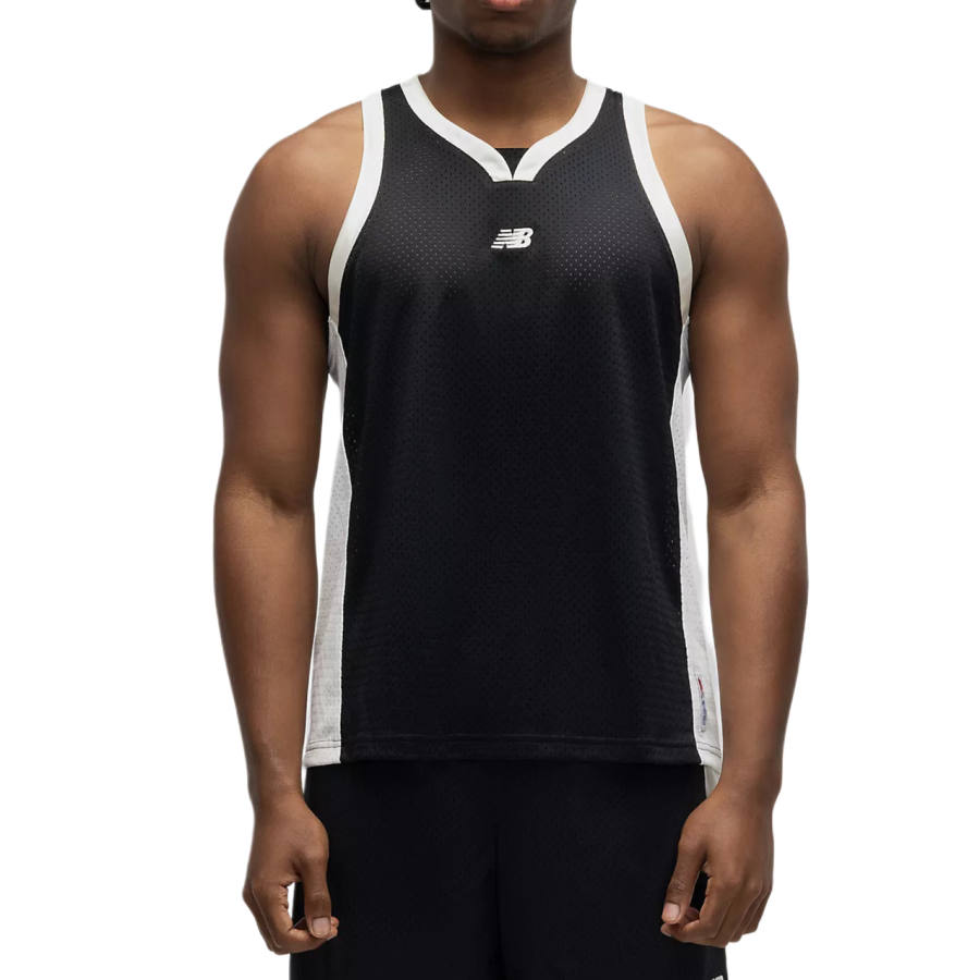 New Balance New Balance Basketball Jerseys Men's Black Moderate Straight Fit