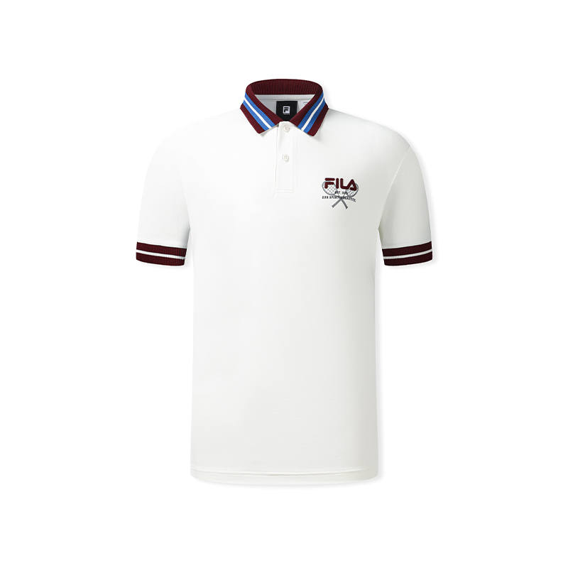 FILA Tennis Polo Shirts Men's Ice Cream Polo Collar Moderate Other