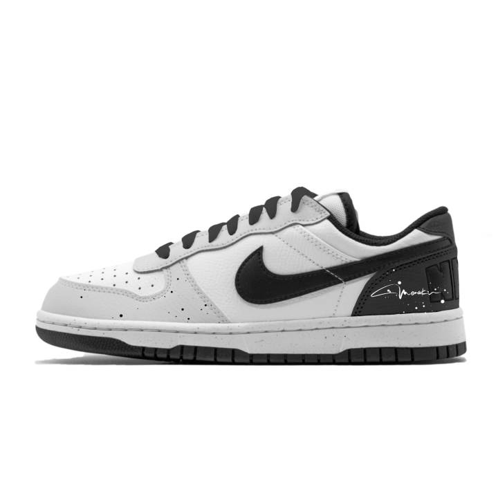 Nike Nike Big Skateboard Shoes Men's Low Top White & Black