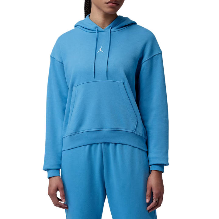 Jordan Jordan Sport Sweatshirts Women's Blue Transcend/White Hooded Non Detachable Moderate