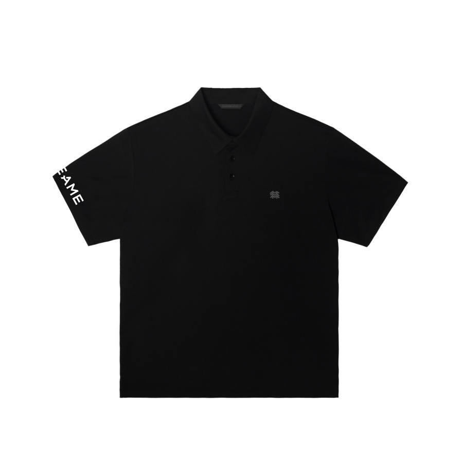 KOLON SPORT Polo Shirts Men's Black/Blk Polo Collar Moderate Other