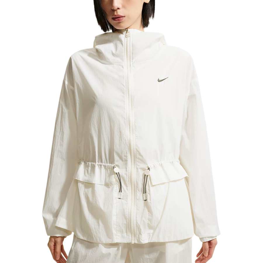 Nike Nike Sportswear Sun Protection Clothing Women's Sail White Hooded Non Detachable Moderate Other