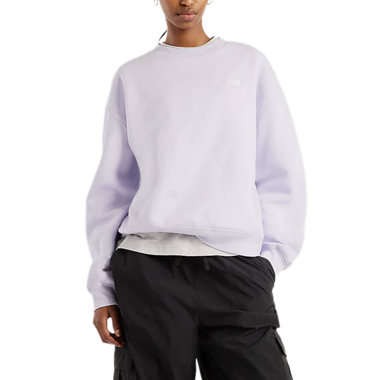 New Balance New Balance Sport Essentials Sweatshirts Women's Smoky Violet Crew Neck Moderate