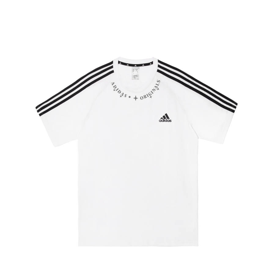 Adidas Adidas T Shirts Men's White Crew Neck Moderate