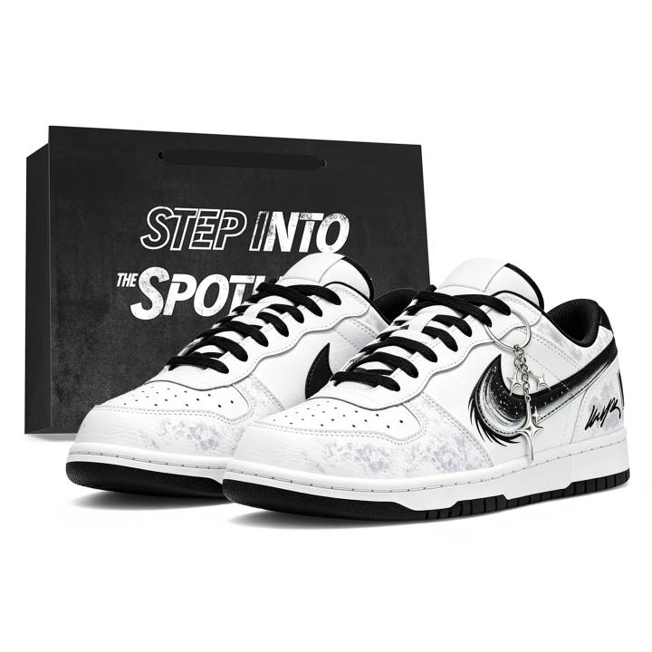 Nike Nike Big Low Lux Skateboard Shoes Men's Low Top Black Gray