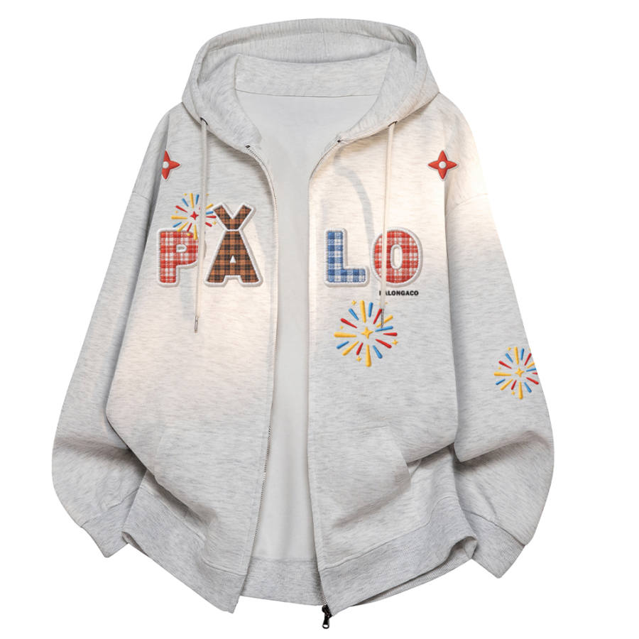 PAL ONGACO Sweatshirts Unisex Hooded Non Detachable Moderate Straight Fit
