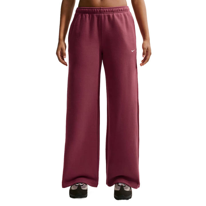 Nike Nike Knitted Sweatpants Women's Pink Mist/Sail Moderate Wide Leg Pants