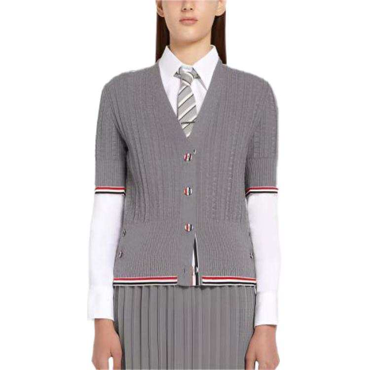 THOM BROWNE THOM BROWNE· FW21 Knitwear Women's Light Gray