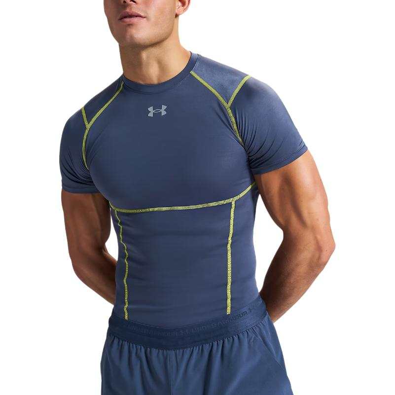 Under Armour T Shirts Men's Downpour Gray Crew Neck