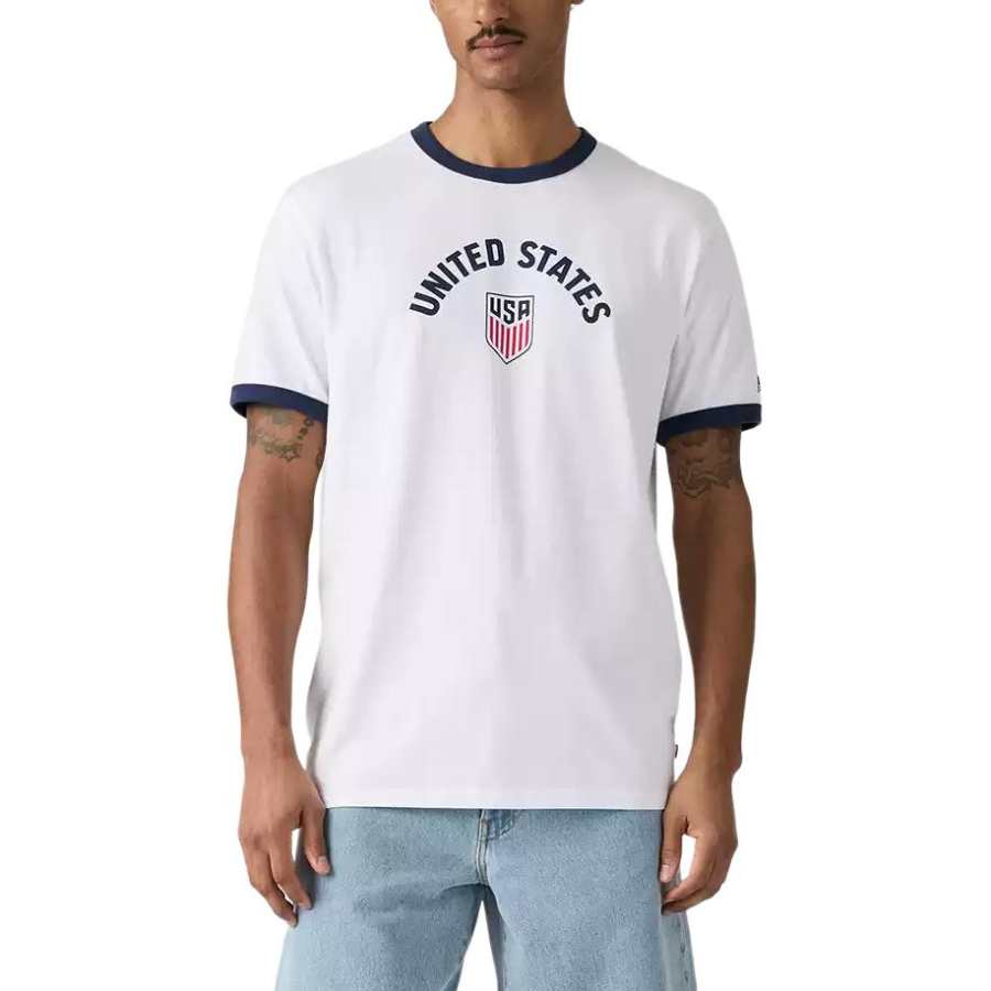 Levis x SHIJIEBEIMEIGUODUI,LIANMINGKUAN SS26 T Shirt Unisex