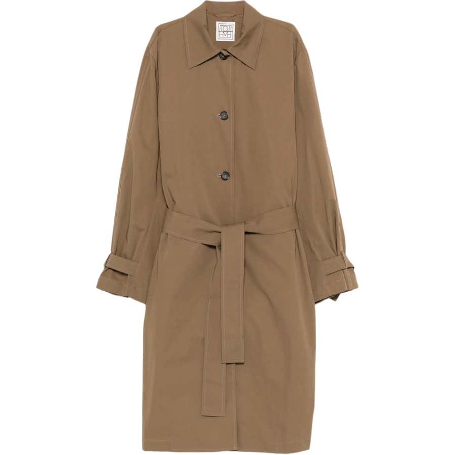 TOTEME Trench Coats Women's Beige Moderate